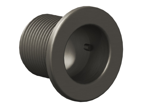 Ravak mosdó túlfolyó takaró elem, graphite brushed X01832