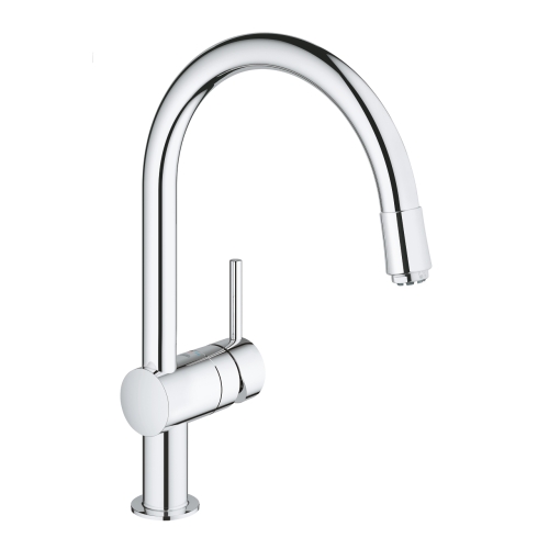 Grohe Minta egykaros mosogatócsap nyitott rendszerű vízmelegítőhöz, króm 32511000
