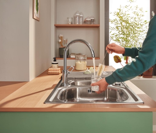 Grohe összecsukható nagy edénytartó, rozsdamentes acél 40856SD0