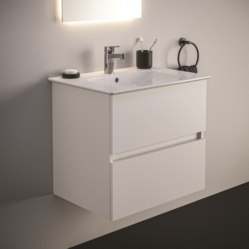 Ideal Standard Eurovit+ 60 cm fali szekrény mosdóval, magasfényű fehér R0572WG