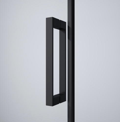 Sapho GELCO DRAGON BLACK 150 cm tolóajtó transzparent üveggel, matt fekete GD4615B
