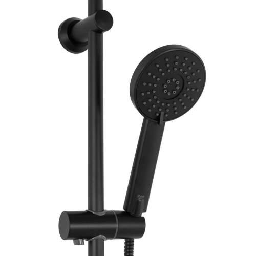 REA BLISS Black termosztátos zuhanyrendszer, matt fekete REA-P8804