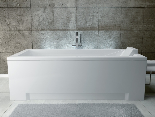Besco MODERN 180x80 cm egyenes kád, fehér WAM-180-MO