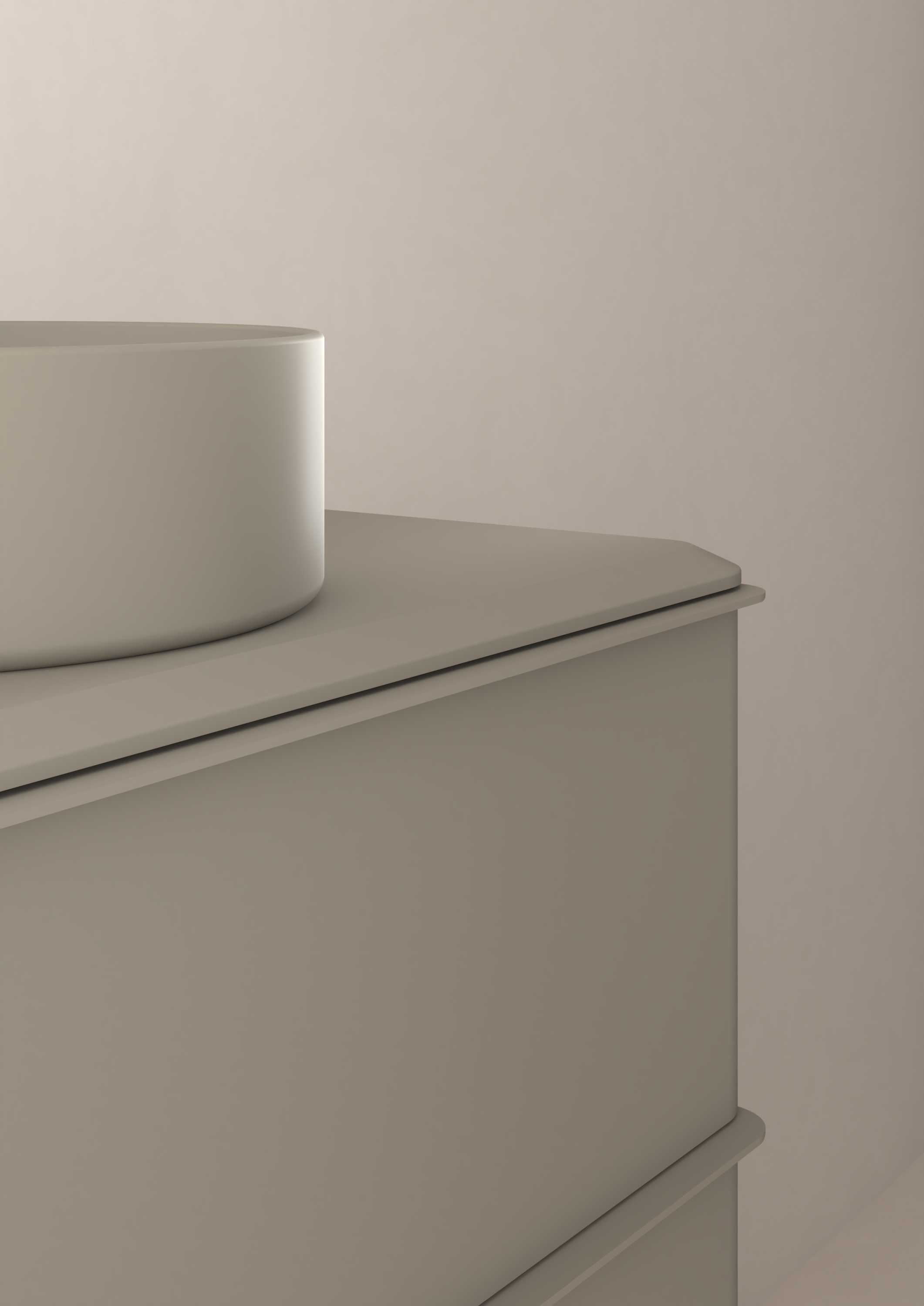 Royo Dai 80 cm fogantyú szekrényhez, szürke 129616