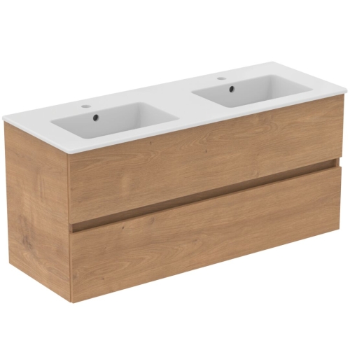Ideal Standard Eurovit+ 120 cm fali szekrény mosdóval, Natural Oak R0576Y8