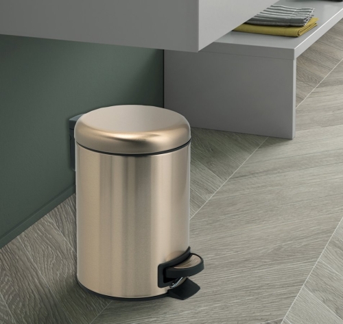 Sapho POTTY Soft Close 5l szemetes, matt arany 330987