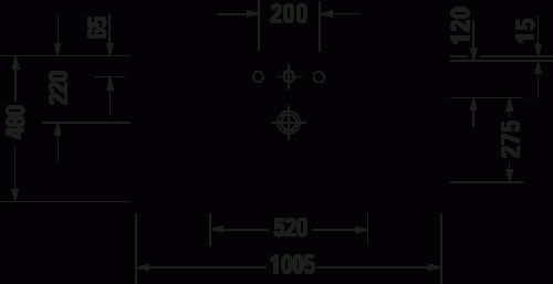Duravit D-Neo 100,5x48 cm mosdó, fehér 2367100000