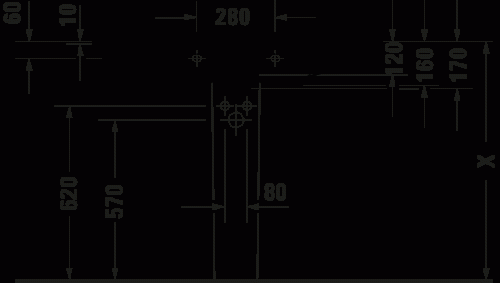 Duravit D-Neo 100,5x48 cm mosdó, fehér 2367100000
