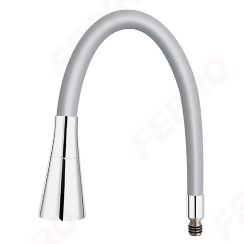 Ferro Elastico II flexibilis kifolyócső konyhai csaptelepekhez, szürke W101S-B