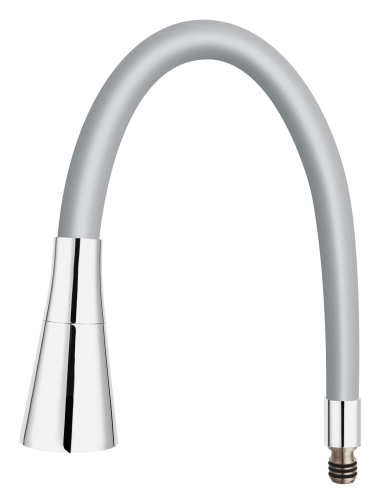 Ferro Elastico II flexibilis kifolyócső konyhai csaptelepekhez, szürke W101S-B