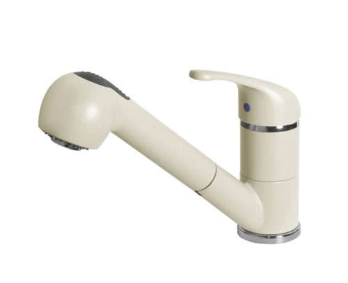 Elleci EASY5 gránit mosogató csapteleppel szett, bianco antico EASY5SZETT