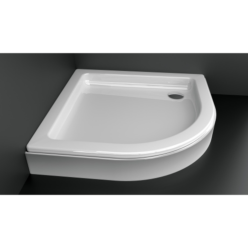 Riho ELM 90x90 cm íves zuhanytálca, fehér D008002005