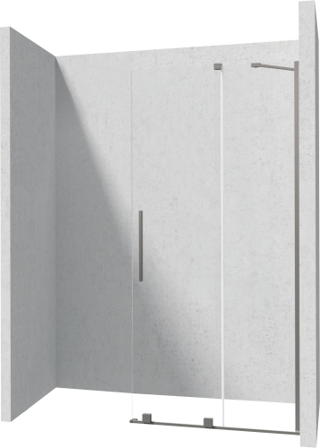 Deante PRIZMA 120 cm Walk-in tolóajtós zuhanyfal, titanium KTJ_D32R