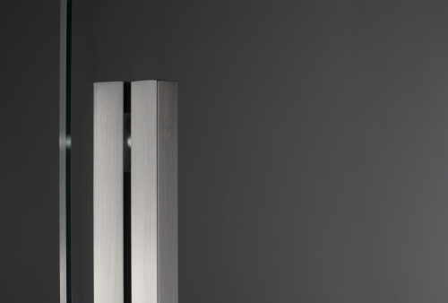 Deante PRIZMA 120 cm Walk-in tolóajtós zuhanyfal, titanium KTJ_D32R