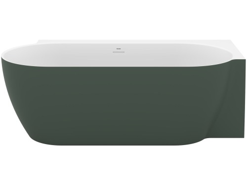 Ravak Vana Freedom Corner II Tec R 175x86 jobb, akrilkád, Grey Green/fehér, fehér lefolyó CC81200000