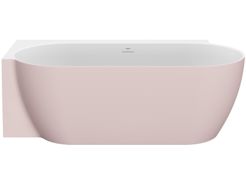 Ravak Vana Freedom Corner II Tec L 175x86 bal, akrilkád, Alabaster Pink/fehér, fehér lefolyó CC91600000