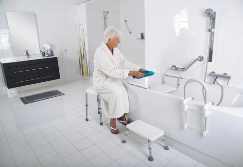 Sapho HANDICAP fürdőszobai szék, fehér A170101