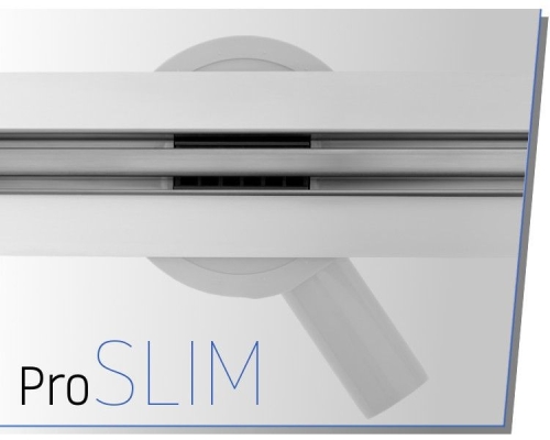Rea Neo Pro Slim lineáris zuhanylefolyó 100 cm, szálcsiszolt nikkel REA-G8404