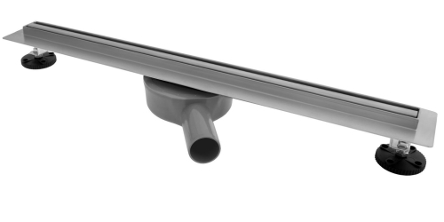 Rea Neo Pro Slim lineáris zuhanylefolyó 100 cm, szálcsiszolt nikkel REA-G8404