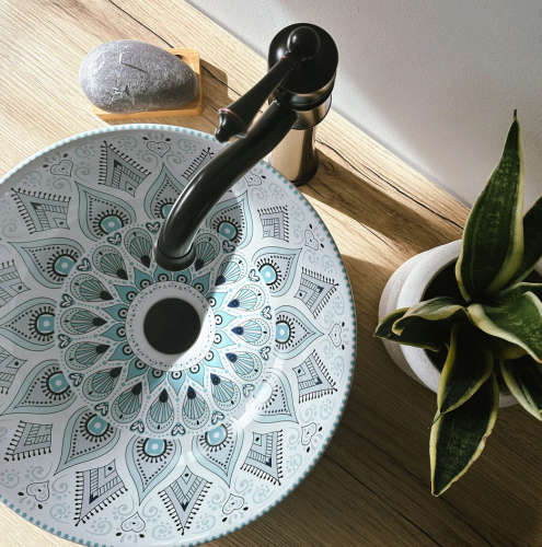 Rea Mandala pultra ültethető mosdó REA-U7502