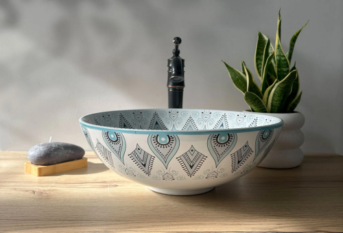 Rea Mandala pultra ültethető mosdó REA-U7502