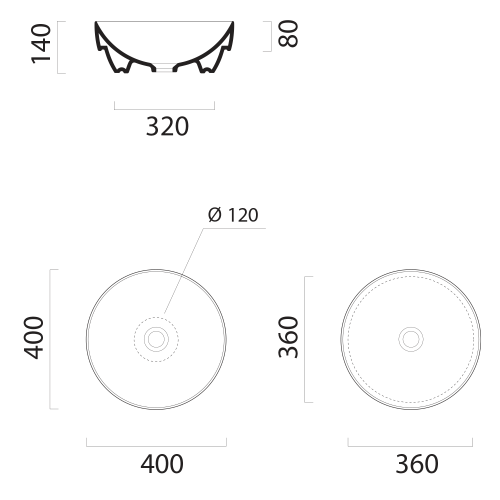 Sapho GSI PURA 40 cm ExtraGlaze kerámiamosdó, fehér 884611