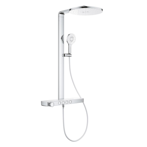 Grohe Rainshower Aqua Pure termosztátos zuhanyrendszer falra szerelésre, króm 1016800000
