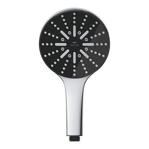 Grohe Rainshower Aqua kézizuhany, 3 féle vízsugárral, króm/fekete 101676KI00