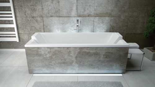 Besco QUADRO 190x90 cm egyenes kád, fehér WAQ-190-PK