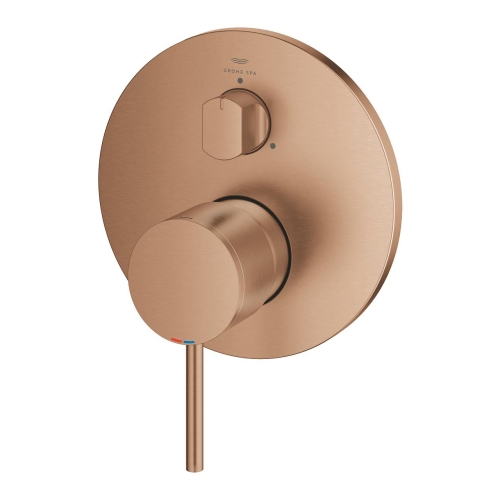 Grohe Atrio egykaros falsík alatti keverő, 3-utas váltóval, brushed warm sunset 24356DL0