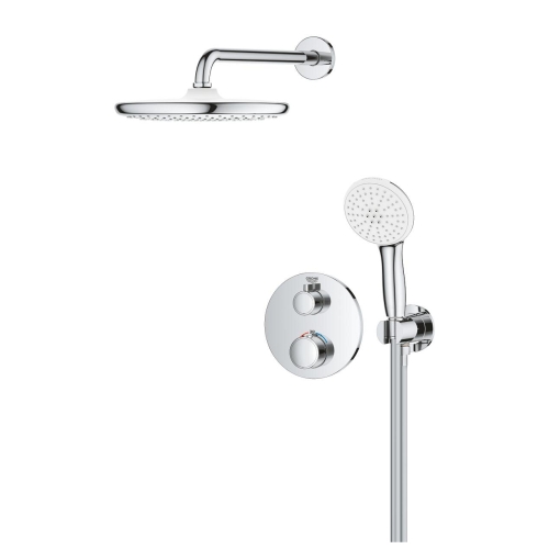 Grohe Grohtherm falsík alatti zuhanyrendszer Tempesta 250 fejzuhannyal, króm 1039960000