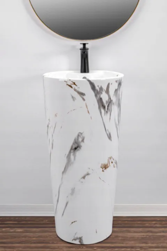 REA Blanka Marble Marmur szabadon álló mosdó REA-U8704