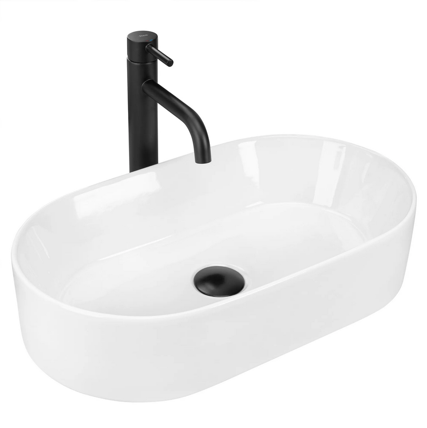 REA Layla 50 pultra ültethető mosdó 53x30 cm REA-U9108