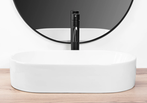 REA Layla 50 pultra ültethető mosdó 53x30 cm REA-U9108