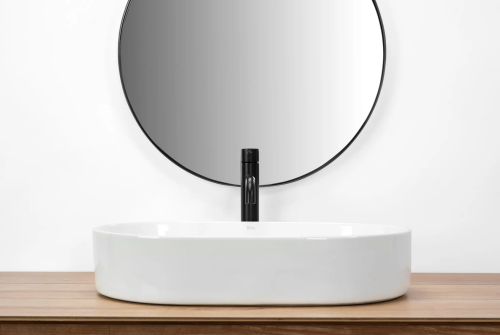 REA Nadia 60 pultra ültethető mosdó 61x38,5 cm, matt fehér REA-U9657