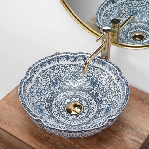 Rea Vivien pultra ültethető mosdó 42,5 cm REA-U5666