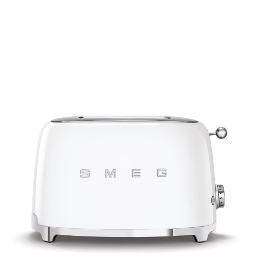 SMEG retro 2 szeletes kenyérpirító, fehér TSF01WHEU