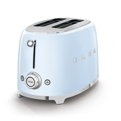 SMEG retro 2 szeletes kenyérpirító, világoskék TSF01PBEU