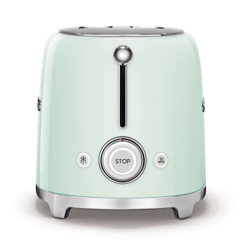 SMEG retro 2 szeletes kenyérpirító, világoszöld TSF01PGEU