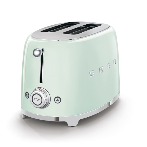 SMEG retro 2 szeletes kenyérpirító, világoszöld TSF01PGEU