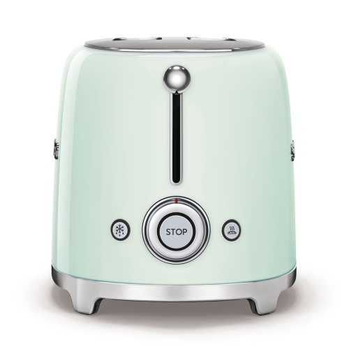 SMEG retro 2 szeletes kenyérpirító, világoszöld TSF01PGEU
