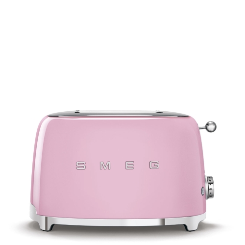 SMEG retro 2 szeletes kenyérpirító, rózsaszín TSF01PKEU