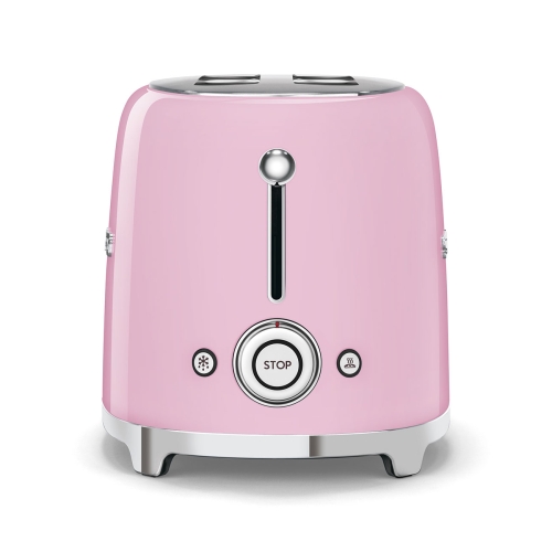 SMEG retro 2 szeletes kenyérpirító, rózsaszín TSF01PKEU