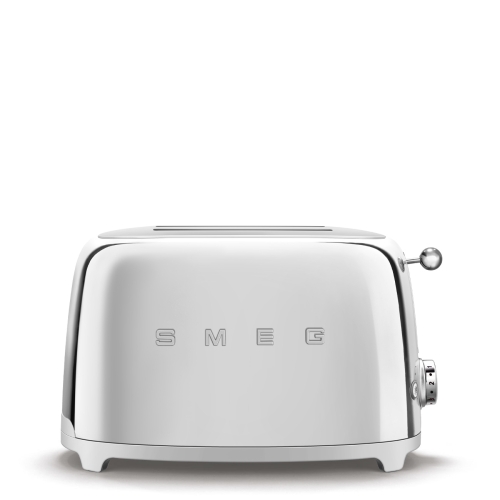 SMEG retro 2 szeletes kenyérpirító, acél TSF01SSEU