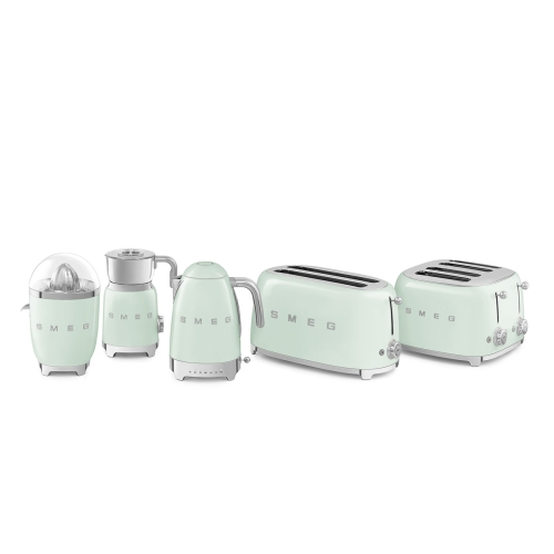SMEG retro vízforraló hőmérséklet szabályzóval, világoszöld KLF04PGEU