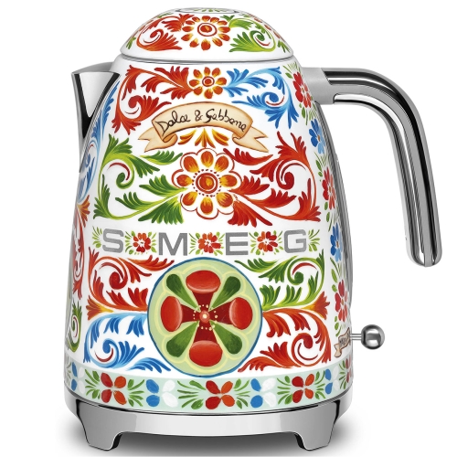 SMEG & Dolce&Gabbana retro vízforraló, Szicília a szerelmem KLF03DGEU