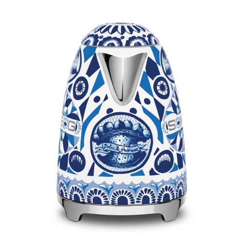 SMEG & Dolce&Gabbana retro vízforraló, Mediterrán kék KLF03DGBEU