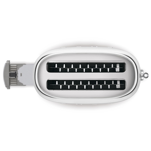 SMEG retro 4 szeletes kenyérpirító, acél TSF02SSEU