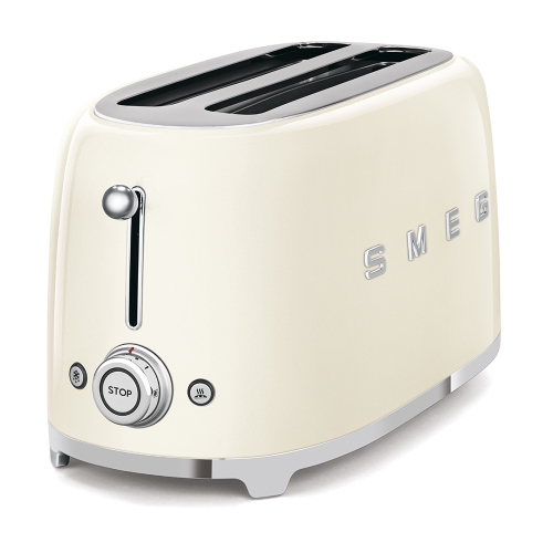 SMEG retro 4 szeletes kenyérpirító, bézs TSF02CREU