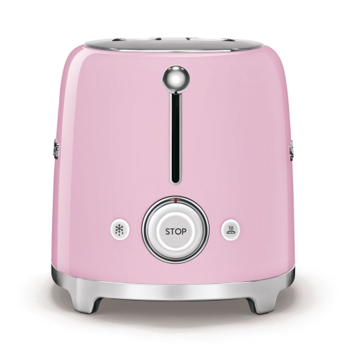 SMEG retro 4 szeletes kenyérpirító, rózsaszín TSF02PKEU